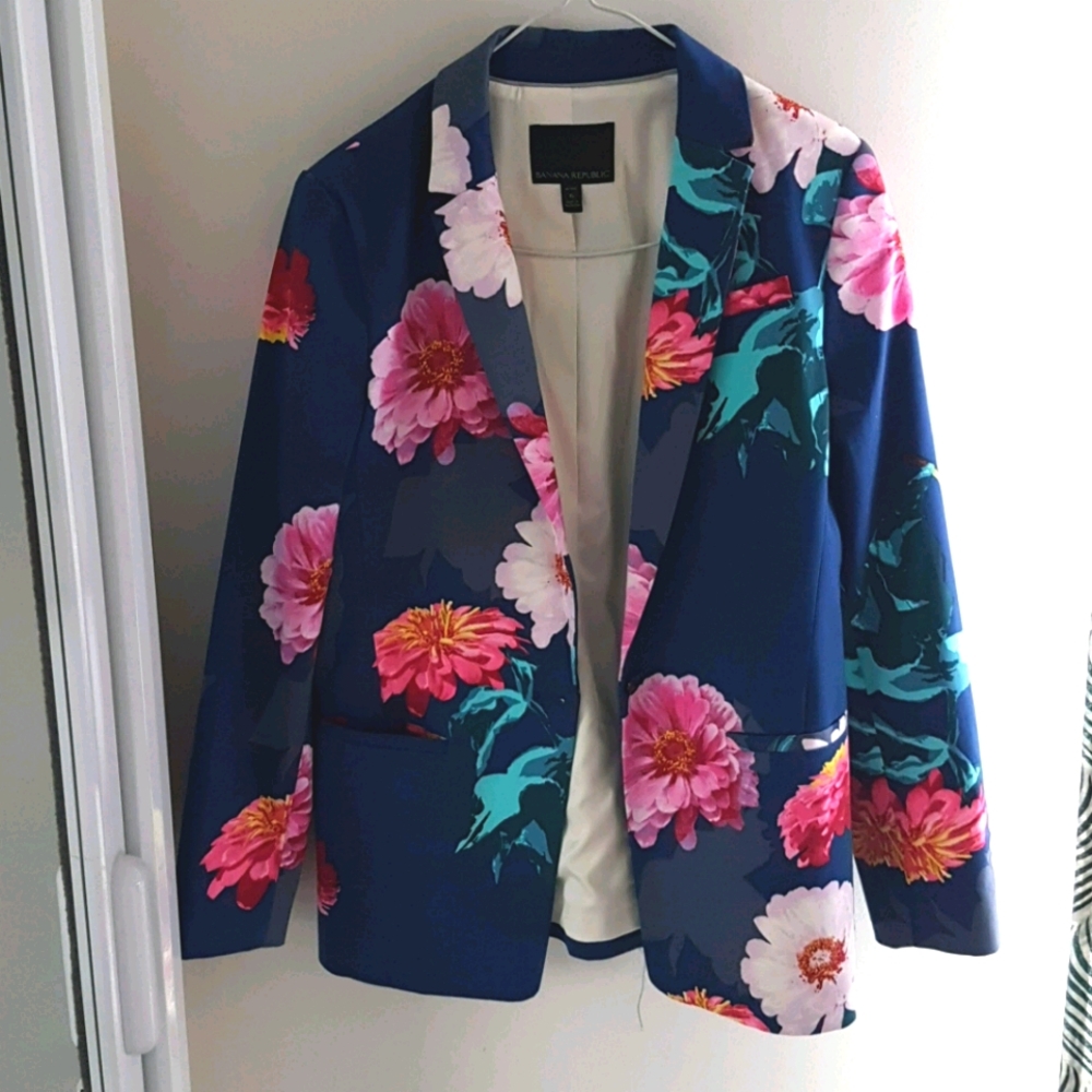 Floral blazer